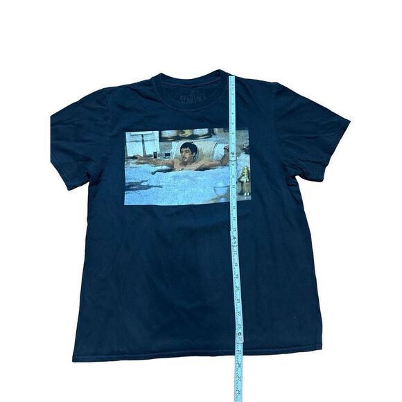 Scarface T-Shirt Men's Small Al Pacino Bath Tub Print Sz M - Picture 5 of 6